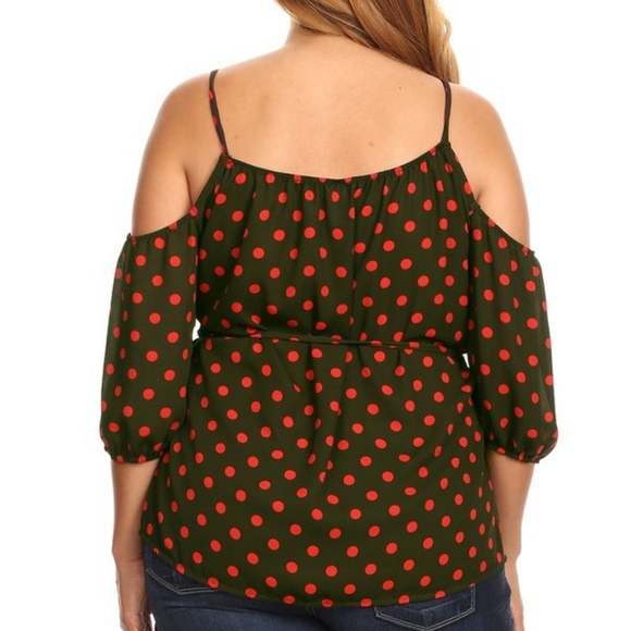 Plus Size Polka Dot Print - Picture 3 of 3